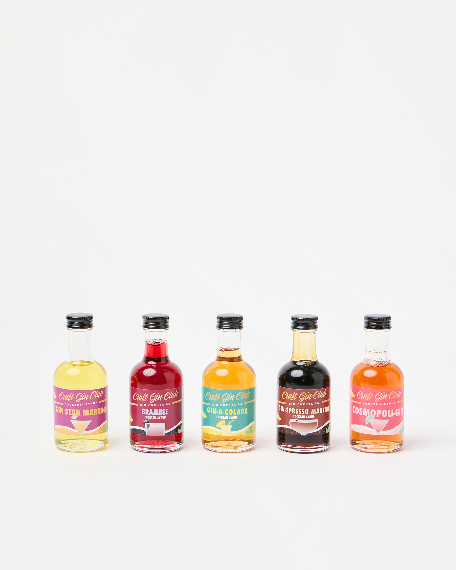 Oliver Bonas Gin Syrup Cocktail Party Set